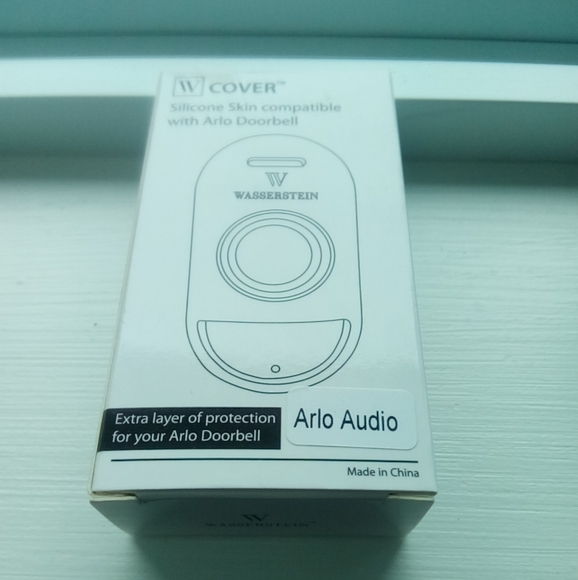 Black Silicone Arlo Audio Doorbell Cover - Picture 2 of 5